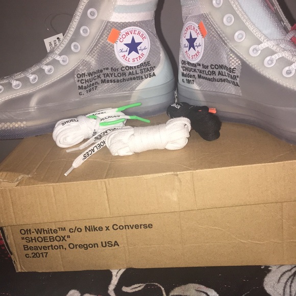off white converse poshmark